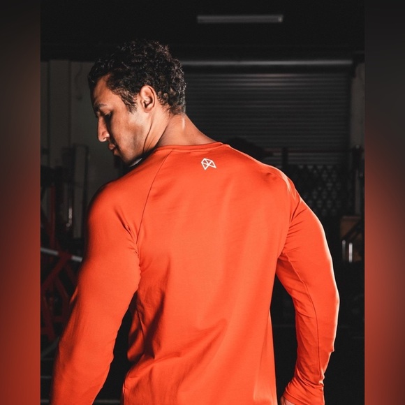 RAW GEAR Long-sleeved Workout Shirt NWT Mens size Large - Picture 2 of 2